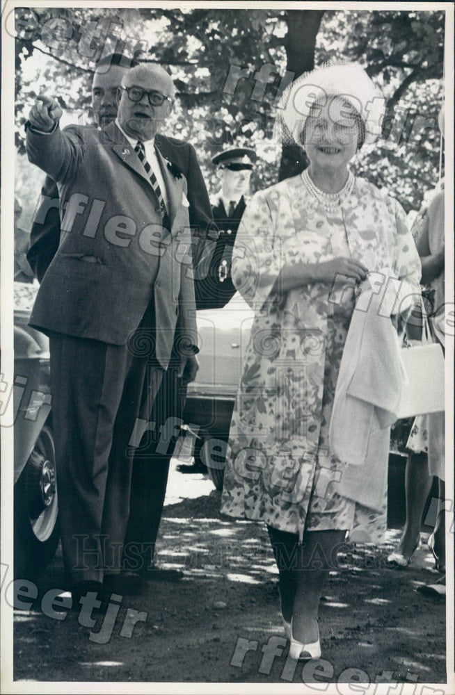 1965 England Queen Elizabeth The Queen Mother Press Photo adr127 - Historic Images