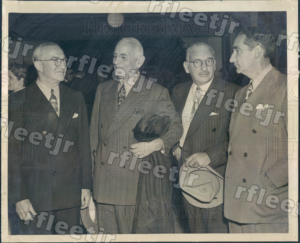 1943 Movie Execs Nicholas Schenk, David Bernstein Press Photo adr159 - Historic Images