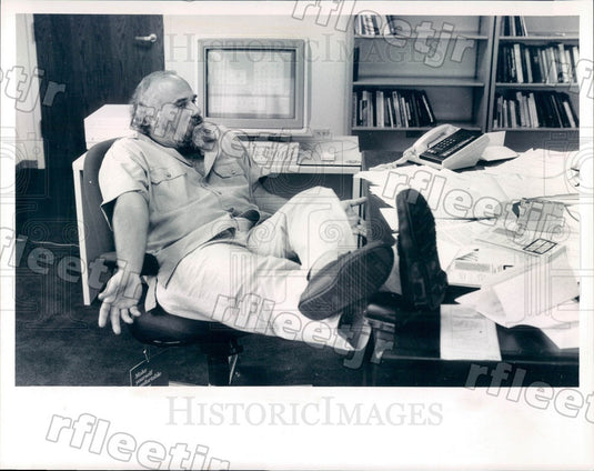 1989 Artificial Intelligence Expert Roger Schank Press Photo adr165 - Historic Images