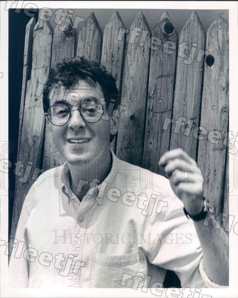 1991 Chicago, IL Music Composer, Director Larry Schanker Press Photo adr173 - Historic Images