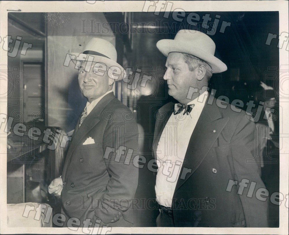 1950 Chicago, IL Accused Embezzler George Scalise Press Photo adr195 - Historic Images