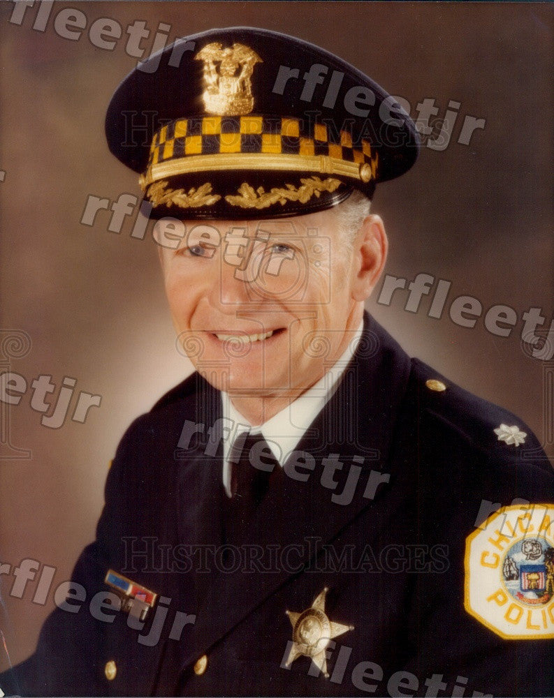 1984 Chicago, IL Police Officer Charles Pepp, Deputy Chief Press Photo adr203 - Historic Images