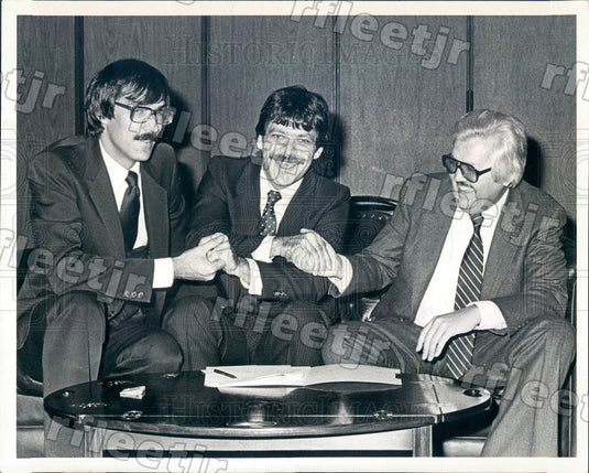 1980 Chicago, Illinois Disk Jockey Fred Winston Press Photo adr223 - Historic Images