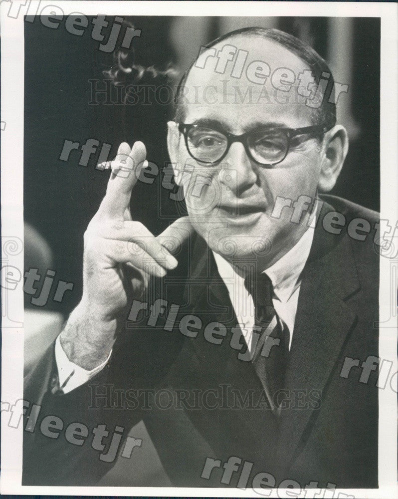 1969 ABC News State Department Correspondent John Scali Press Photo adr247 - Historic Images