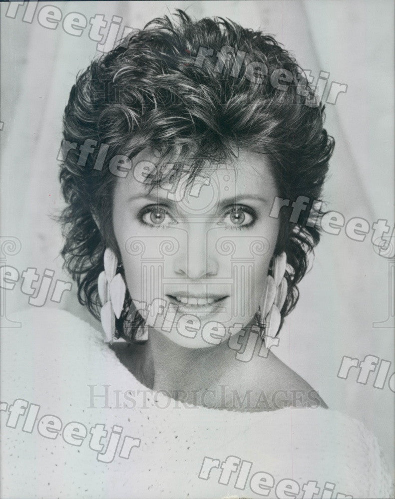 1989 Actress, Author Beverly Sassoon Press Photo adr291 - Historic Images