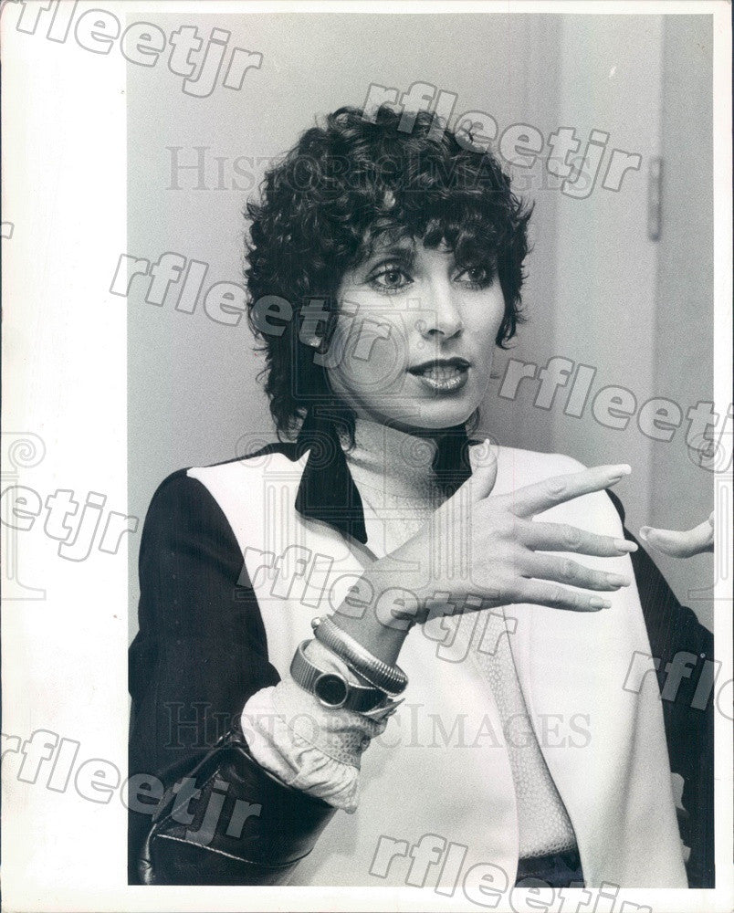 1983 Actress, Author Beverly Sassoon Press Photo adr295 - Historic Images