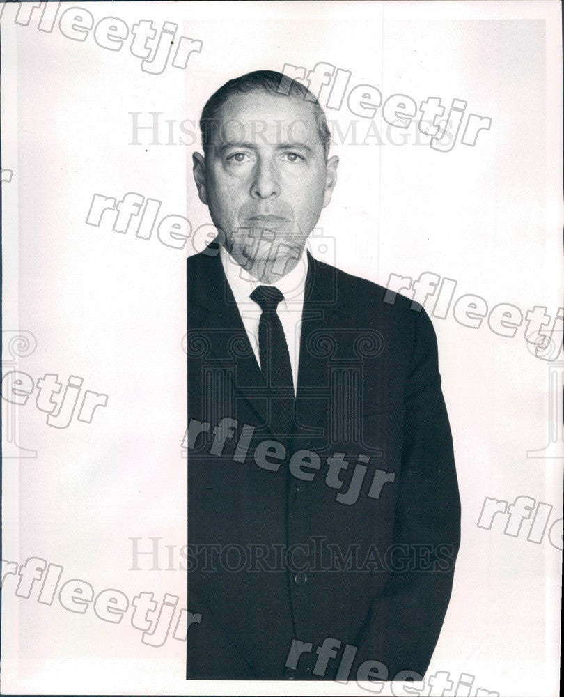 1965 Pulitzer Prize Winning American Author Herman Wouk Press Photo adr299 - Historic Images