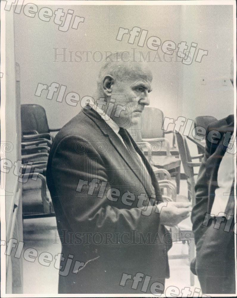 1966 Chicago, Illinois Labor Leader Richard Wren Press Photo adr309 - Historic Images