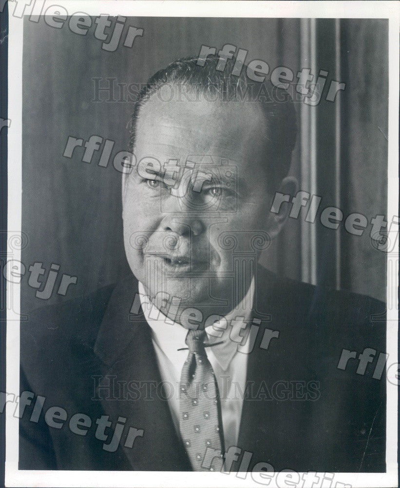 1970 Chicago, IL Zenith Radio Corp President Joseph S. Wright Press Photo adr319 - Historic Images