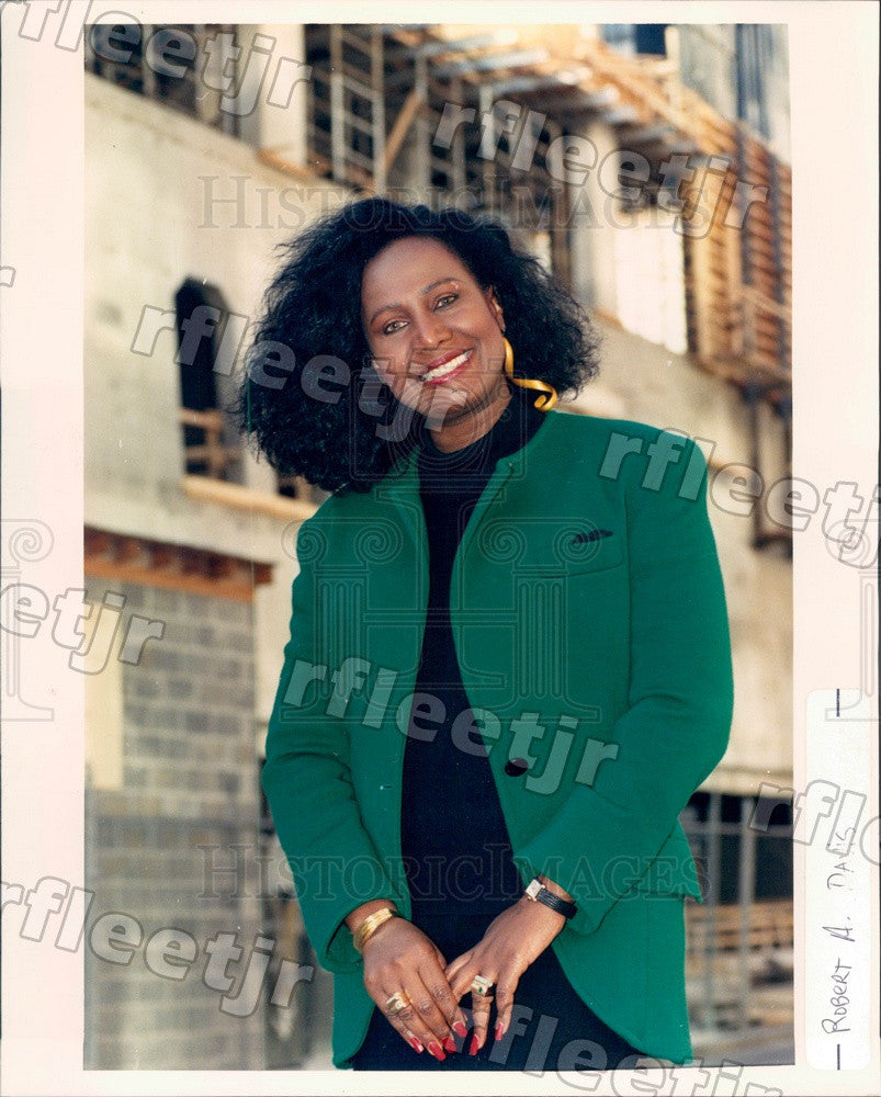 1989 Chicago, IL Businesswoman, Model, TV Host Dori Wilson Press Photo adr365 - Historic Images