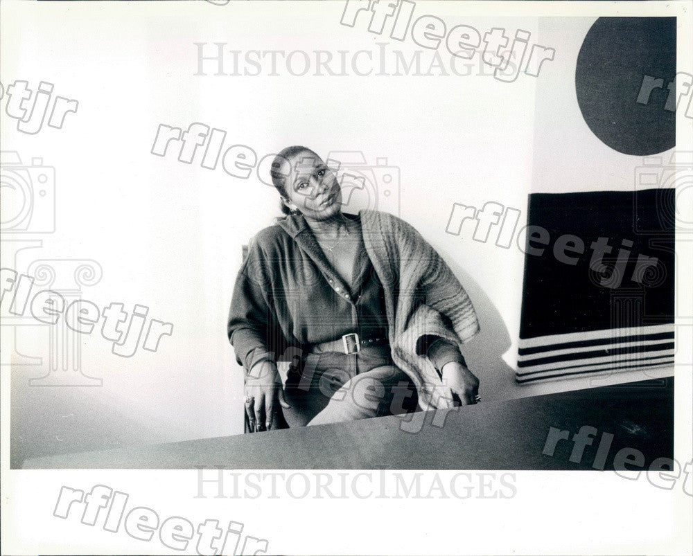 1984 Chicago, IL Businesswoman, Model, TV Host Dori Wilson Press Photo adr373 - Historic Images