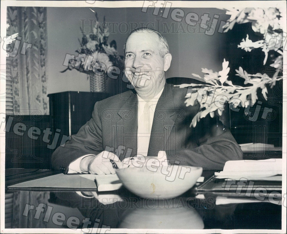 1953 Chicago, IL School Supt Dr Benjamin Willis Press Photo adr375 - Historic Images