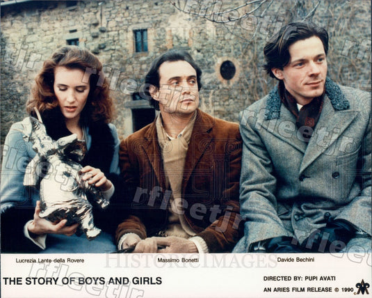 1990 Actors Lucrezia Lante della Rovere, Massimo Bonetti Press Photo adr399 - Historic Images