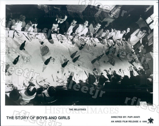 1990 Actors in Scene From Film The Story of Boys and Girls Press Photo adr403 - Historic Images