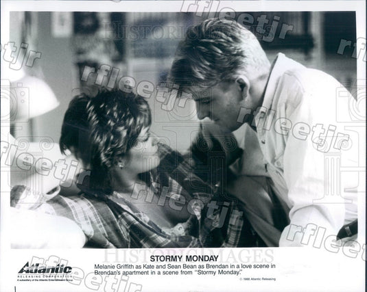 1988 Actors Melanie Griffith & Sean Bean Press Photo adr405 - Historic Images