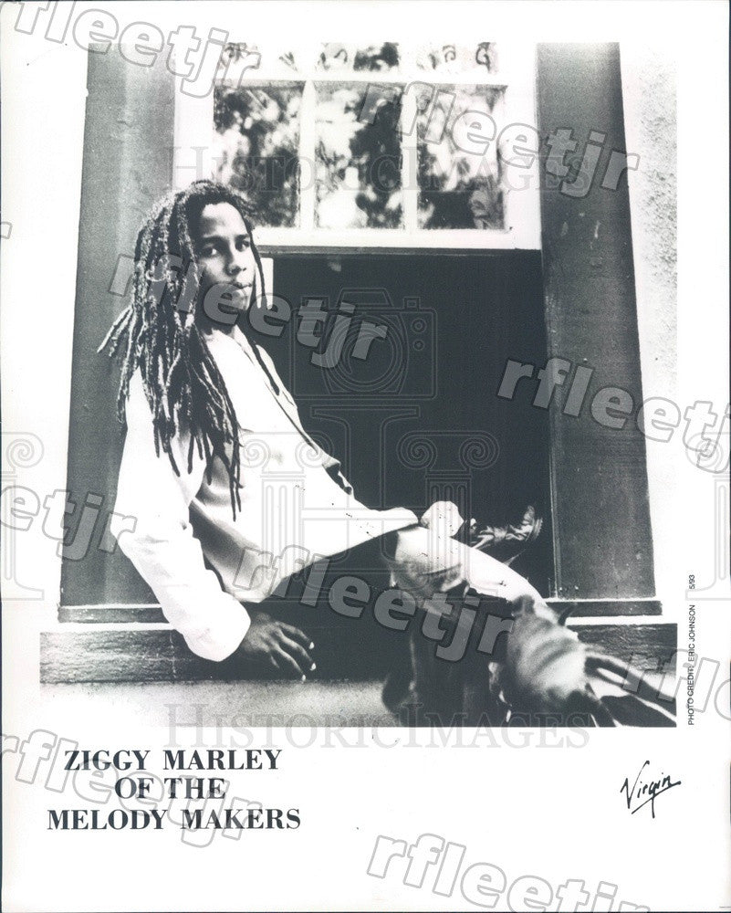 1996 Reggae Musician Ziggy Marley Press Photo adr447 - Historic Images