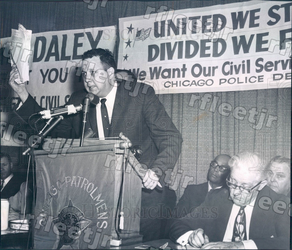 1961 Chicago, IL Police Officer Joseph LeFevour Press Photo adr459 - Historic Images