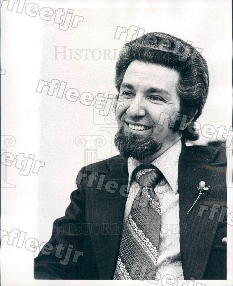 1972 Psychic Joseph DeLouise, Stock Market Predictor Press Photo adr45 - Historic Images