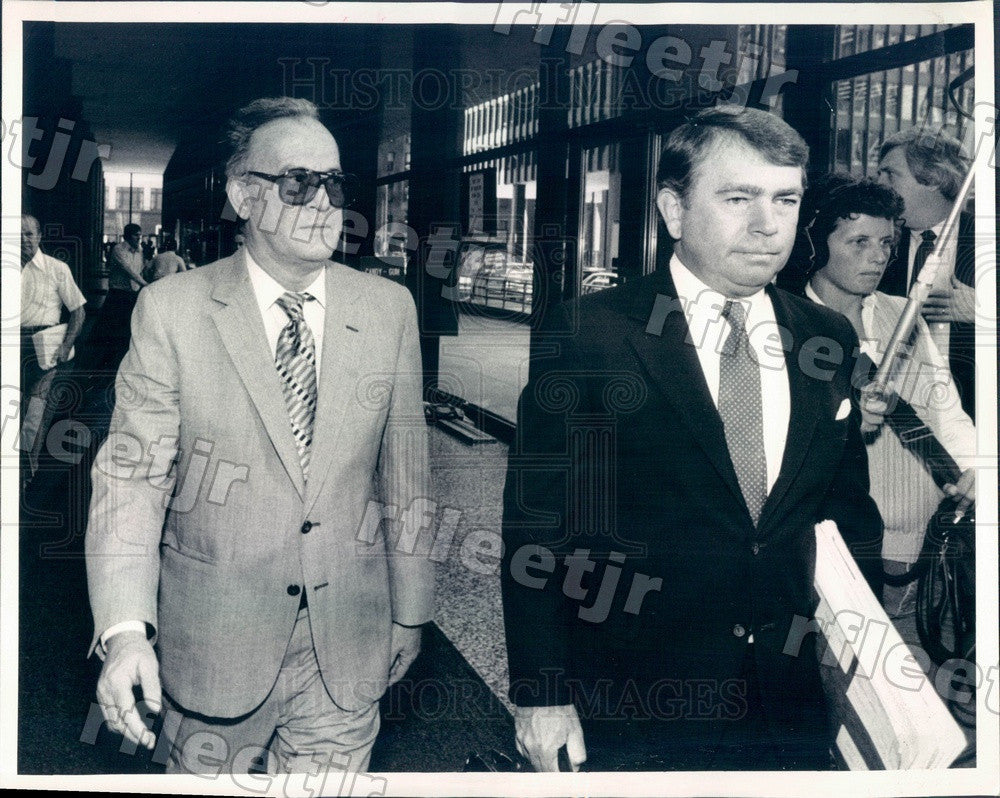 1985 Chicago, IL Former Police Officer James LeFevour Press Photo adr463 - Historic Images