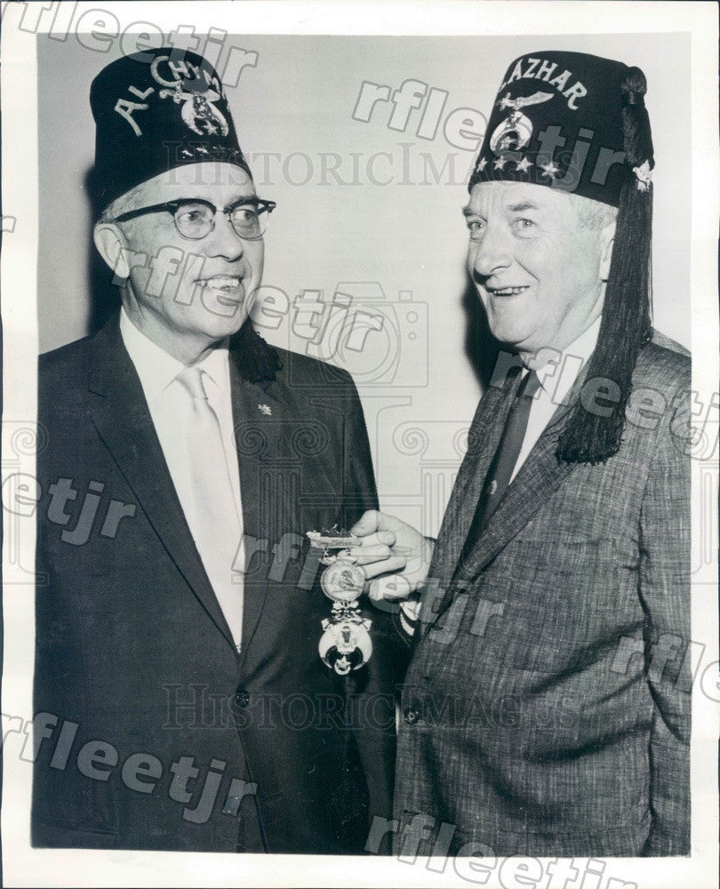 1962 Shriners Imperial Potentates George Klepper Press Photo adr513 - Historic Images