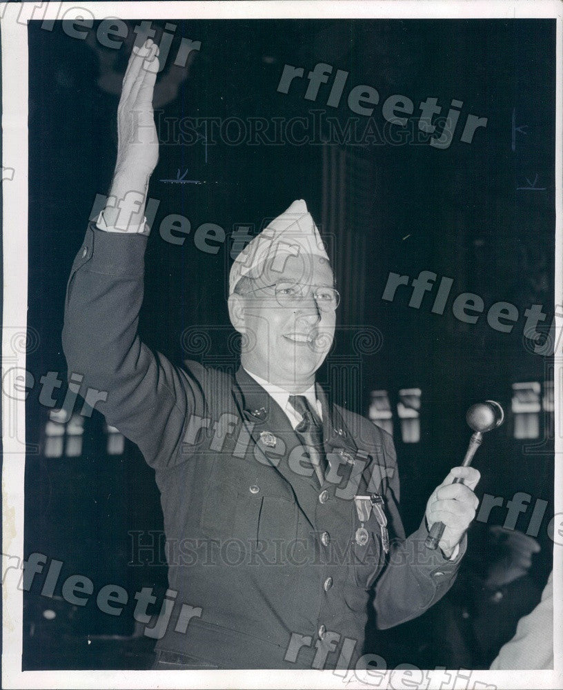 1946 Illinois American Legion William Kleinskens Press Photo adr523 - Historic Images