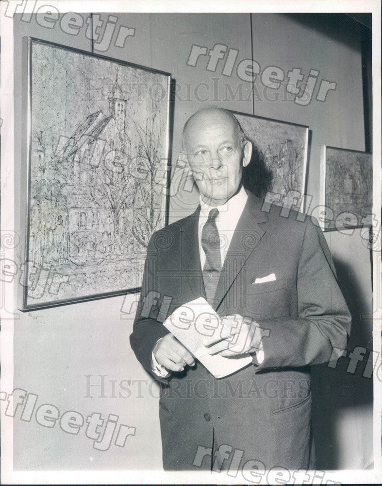 1959 American Artist Clinton King Press Photo adr535 - Historic Images
