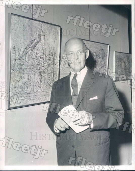 1959 American Artist Clinton King Press Photo adr535 - Historic Images