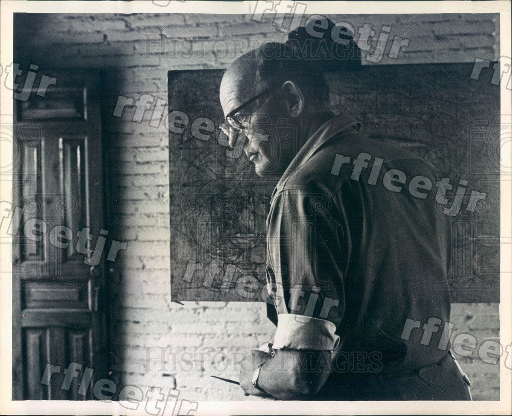 1964 American Artist Clinton King Press Photo adr537 - Historic Images