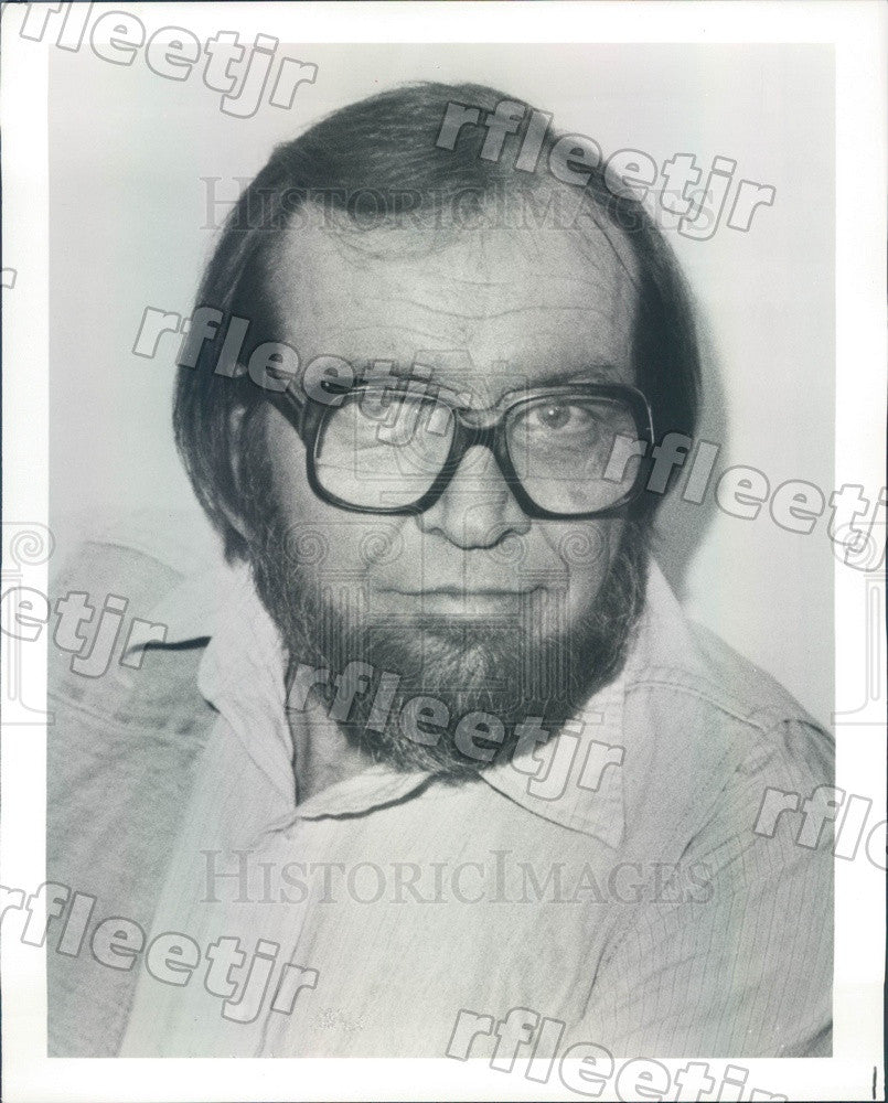 Undated Emmy Winning American Playwright Larry L. King Press Photo adr539 - Historic Images