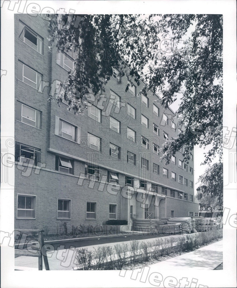 1954 Evanston, Illinois James King Home Press Photo adr541 - Historic Images