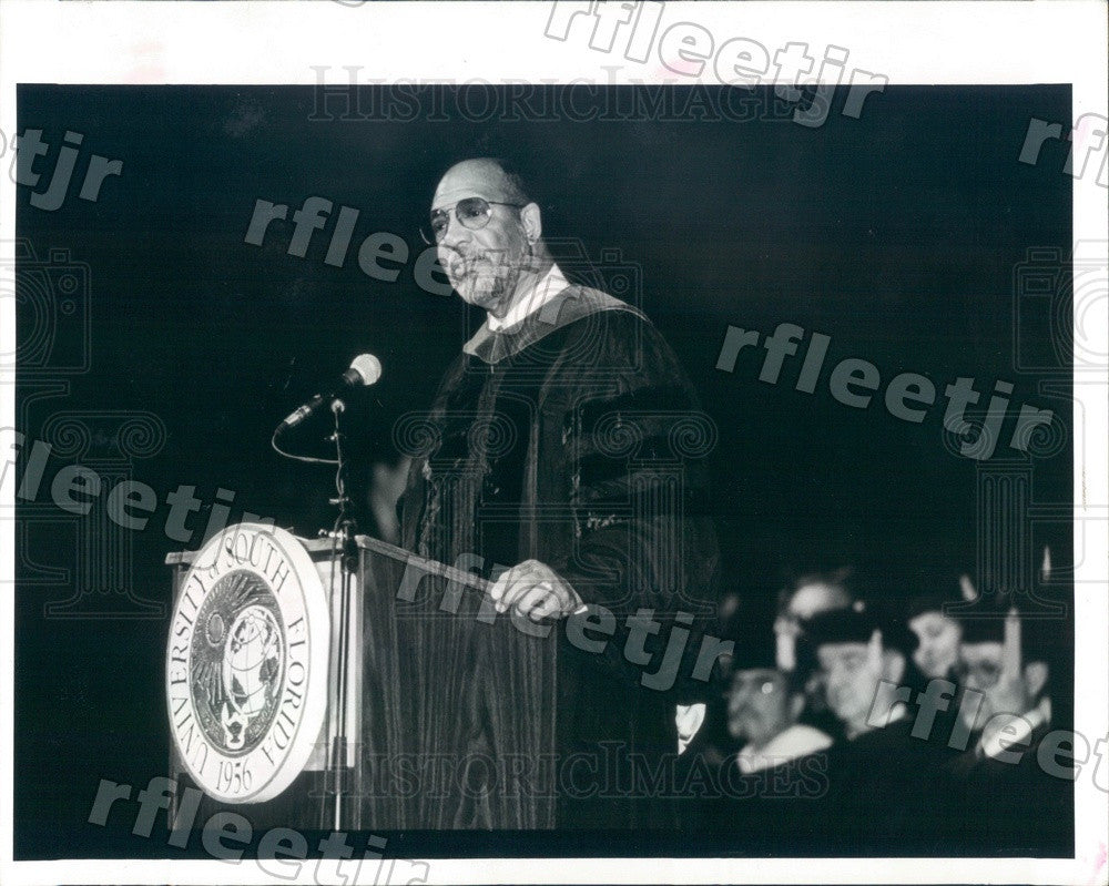 1991 Florida Supreme Court Justice Leander Shaw Press Photo adr589 - Historic Images