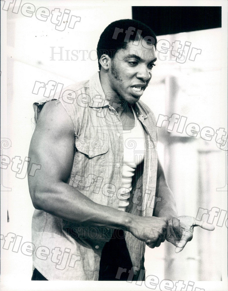 1980 Hollywood Actor Stan Shaw Press Photo adr597 - Historic Images