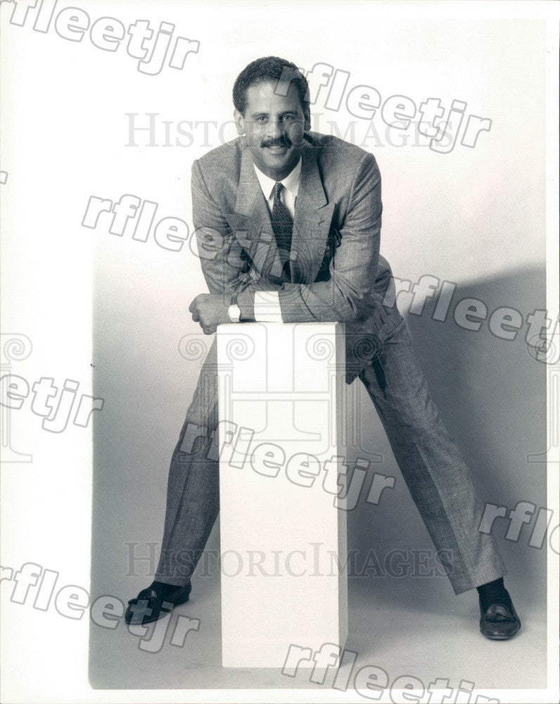 1987 Businessman Stedman Graham, Oprah Winfrey&#39;s Partner Press Photo ads107 - Historic Images