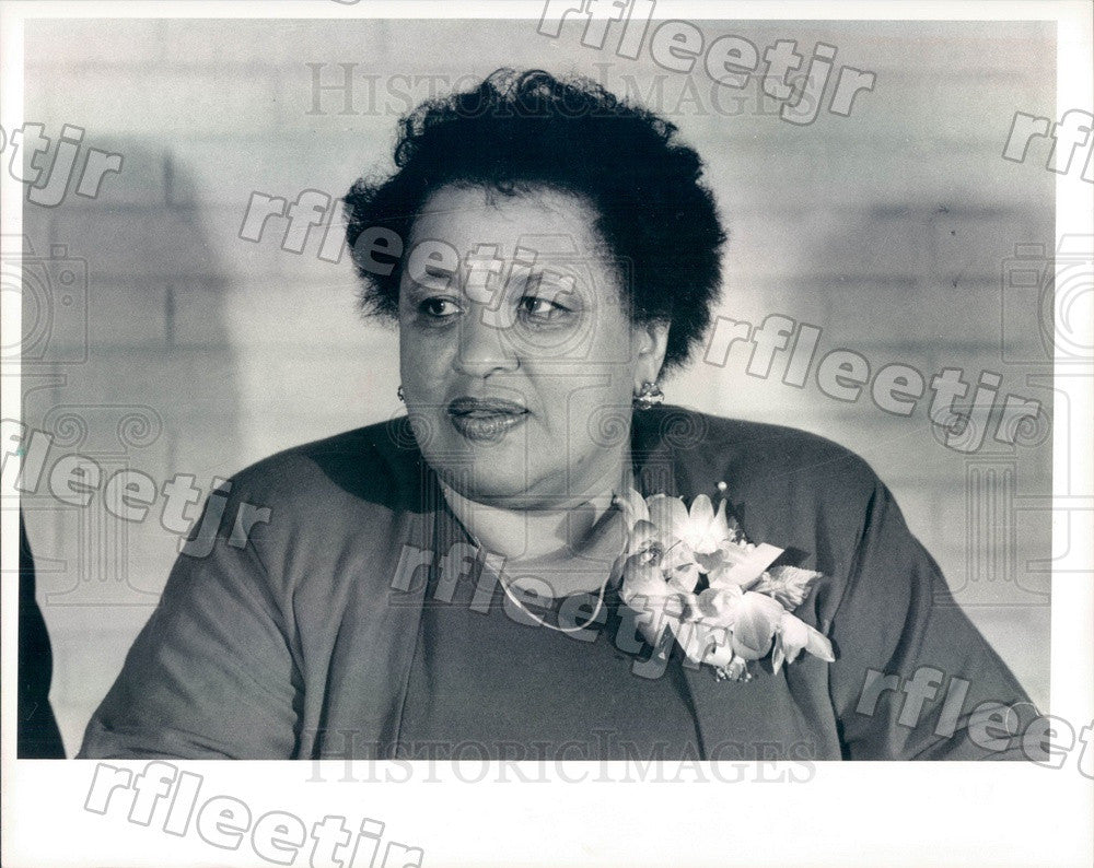 1989 Russian Cultural Anthropologist Dr. Lily Golden Press Photo ads109 - Historic Images