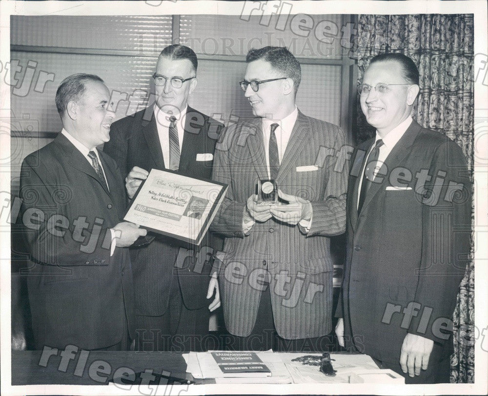 1960 Chicago, IL Goldblatt&#39;s President Joel Goldblatt Press Photo ads127 - Historic Images