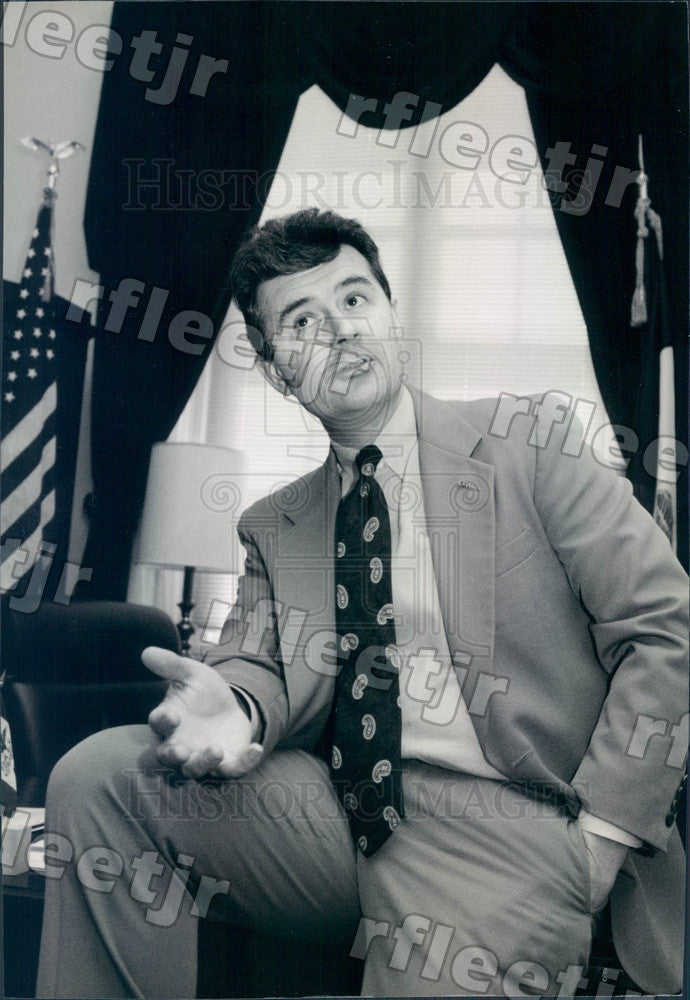 1991 Actor Fred Grandy of TV Show Love Boat, US Rep from Iowa Press Photo ads133 - Historic Images