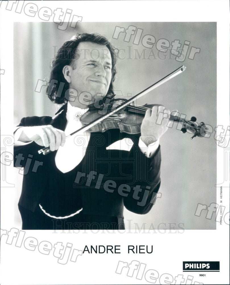 1999 Dutch Violinist Andre Rieu, Johann Strauss Orchestra Press Photo ads263 - Historic Images