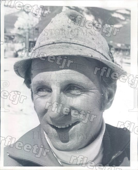 1976 Colorado Cross-Country Skier Steve Rieschl Press Photo ads269 - Historic Images