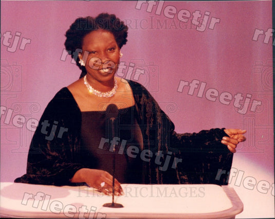 Undated Award Winning Hollywood Actress Whoopi Goldberg Press Photo ads29 - Historic Images