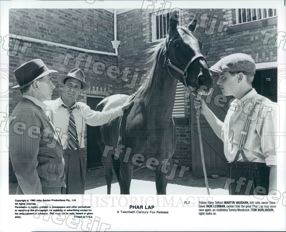 1983 Actors Martin Vaughan, Ron Leibman, Tom Burlinson Press Photo ads315 - Historic Images