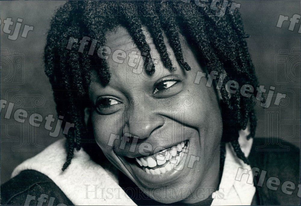 1984 Award Winning Hollywood Actress Whoopi Goldberg Press Photo ads31 - Historic Images