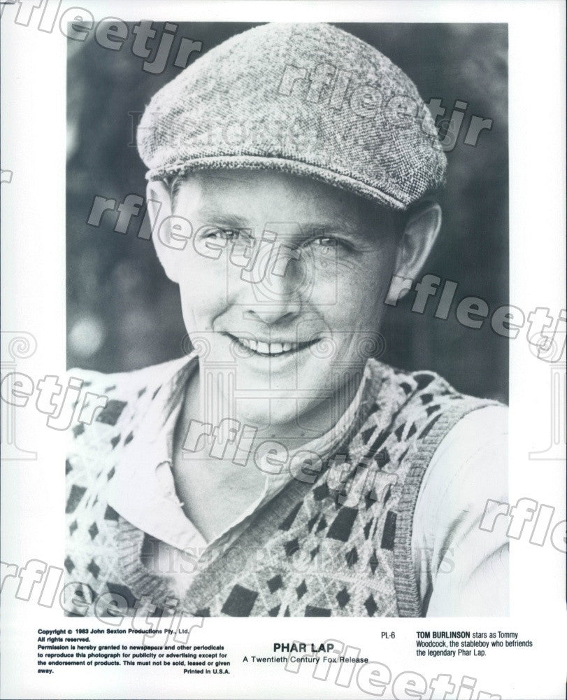 1983 Australian Actor, Singer, TV Host Tom Burlinson Press Photo ads327 - Historic Images