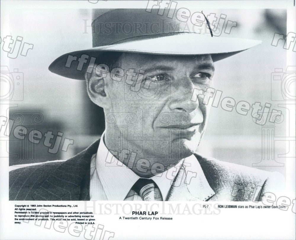 1983 Tony, Emmy Winning Actor Ron Leibman in Film Phar Lap Press Photo ads329 - Historic Images