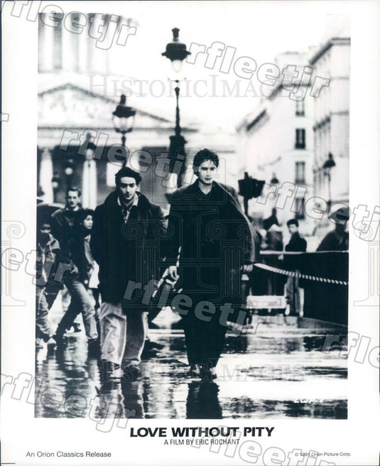1991 French Actors Hippolyte Girardot & Yvan Attal Press Photo ads349 - Historic Images
