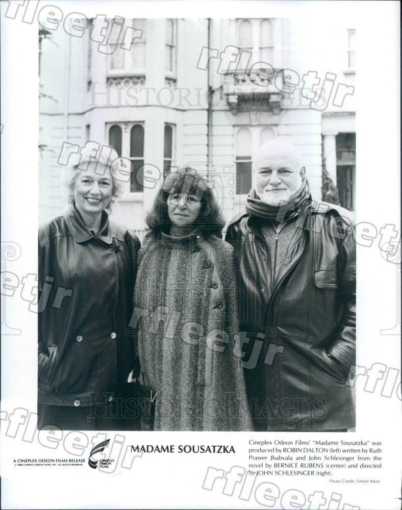 1988 Film Producer Robin Dalton, Author Bernice Rubens Press Photo ads375 - Historic Images