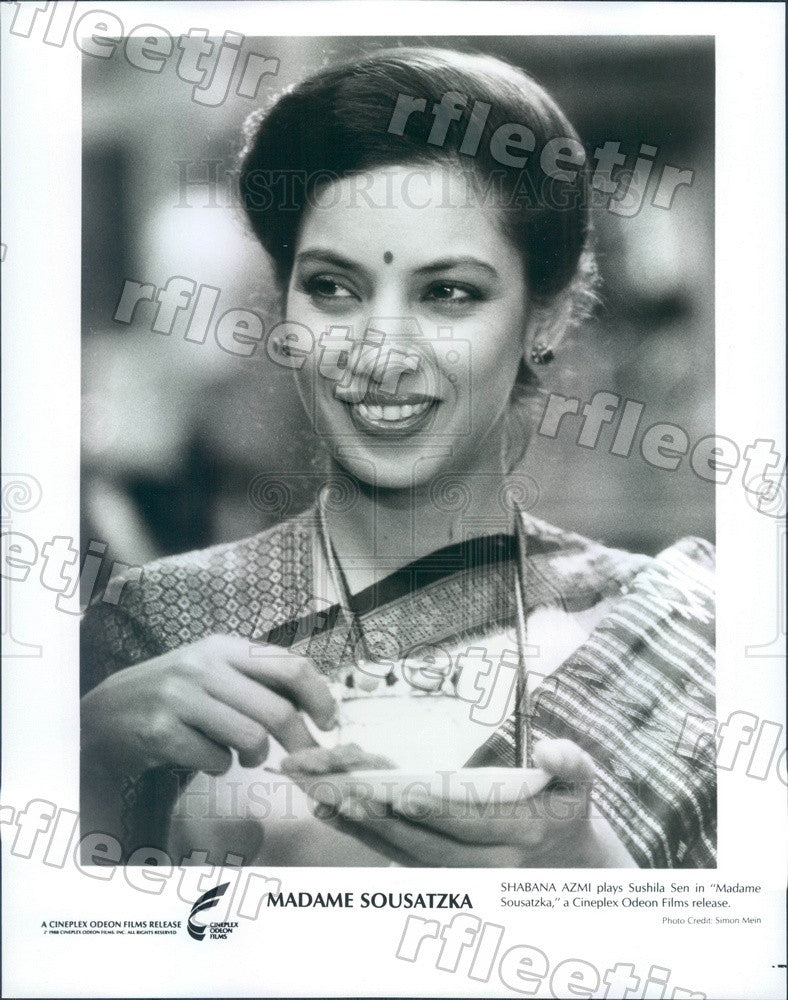 1988 Indian Actress Shabana Azmi in Film Madame Sousatzka Press Photo ads379 - Historic Images