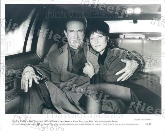 1994 Actors Warren Beatty & Kate Capshaw in Film Love Affair Press Photo ads407 - Historic Images