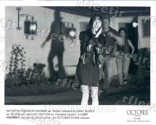 1996 Actors Natasha Gregson Wagner, Gary Busey, Lucy Butler Press Photo ads409 - Historic Images