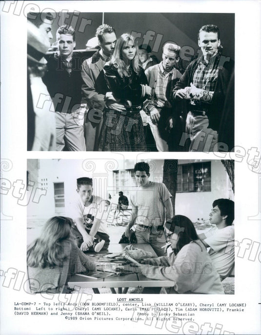 1989 Actors Don Bloomfield, William O'Leary, Amy Locane Press Photo ads411 - Historic Images