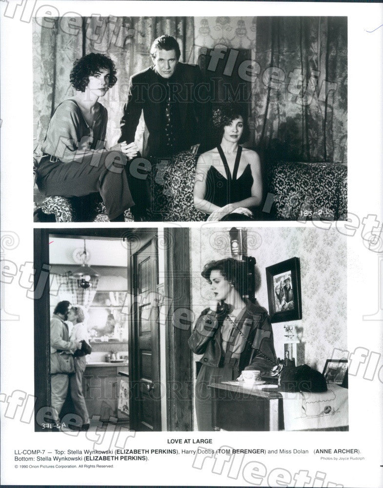 1990 Actors Elizabeth Perkins, Tom Berenger, Anne Archer Press Photo ads427 - Historic Images